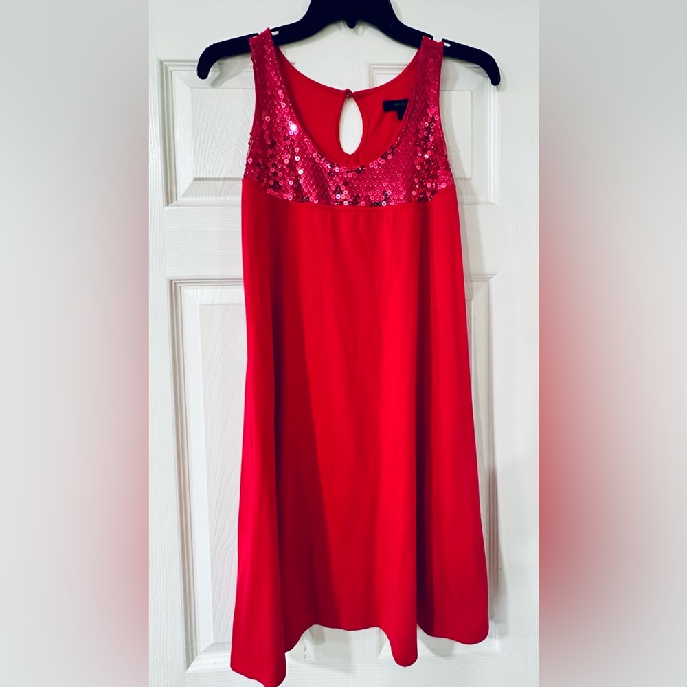 Hot pink sequin minidress